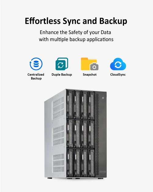 TerraMaster  T12-450 Intel Atom C3558R, 8GB 12-bay NAS