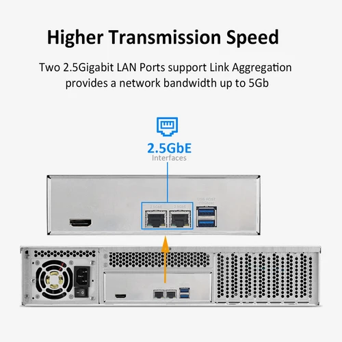 TerraMaster U8-423 Intel Celeron N5095 4GB 8-Bay High Performance NAS
