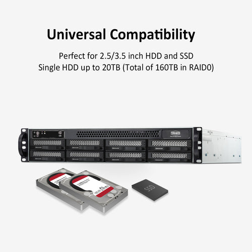 TerraMaster U8-423 Intel Celeron N5095 4GB 8-Bay High Performance NAS