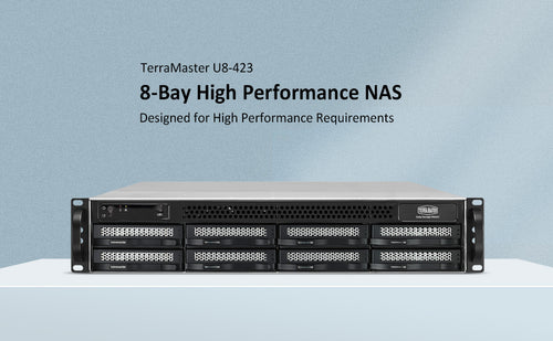 TerraMaster U8-423 Intel Celeron N5095 4GB 8-Bay High Performance NAS