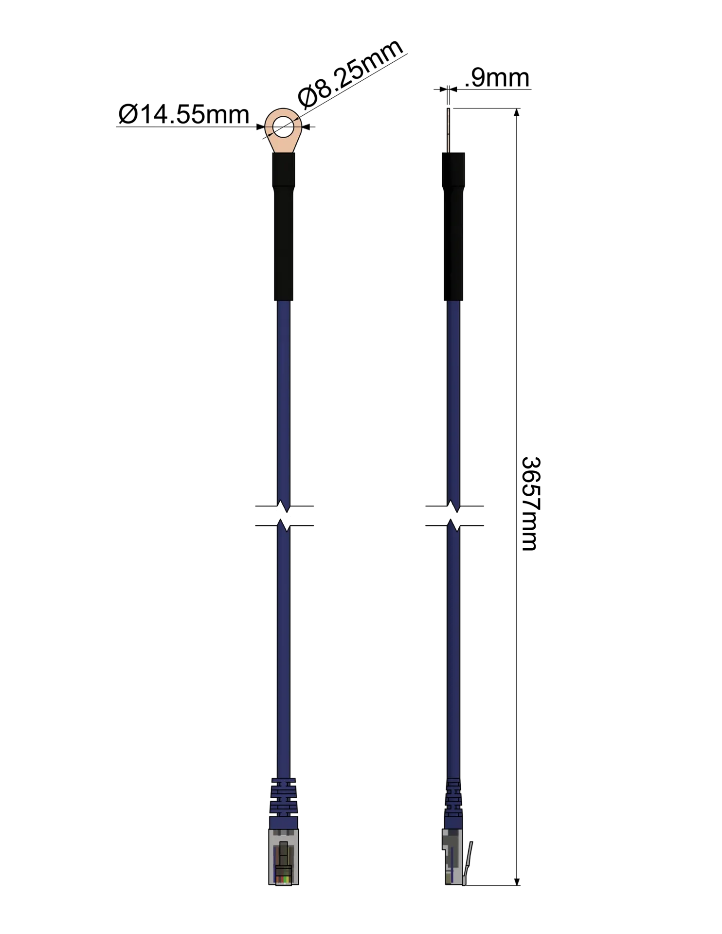 AKCP BTTS Battery Terminal Temperature Sensor