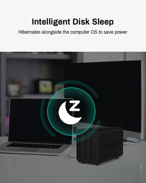 TerraMaster D2-320, USB 3.2 Gen 2, 10Gbps 2-bay External Hard Disk Enclosure