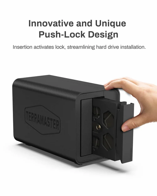 TerraMaster D2-320, USB 3.2 Gen 2, 10Gbps 2-bay External Hard Disk Enclosure