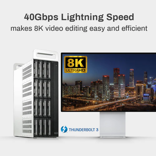 TerraMaster D16 Thunderbolt3, 40Gbps 16-Bay Professional-Grade DASTerraMaster D16 Thunderbolt3, 40Gbps 16-Bay Professional-Grade DAS