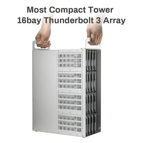 TerraMaster D16 Thunderbolt3, 40Gbps 16-Bay Professional-Grade DAS