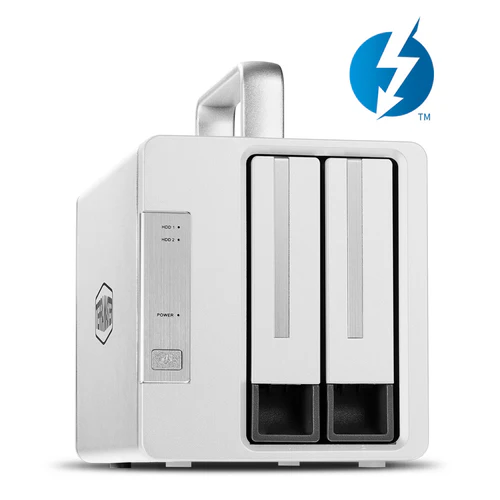 TerraMaster TD2 Thunderbolt 3, 2-bay 40Gbps Professional-Grade RAID