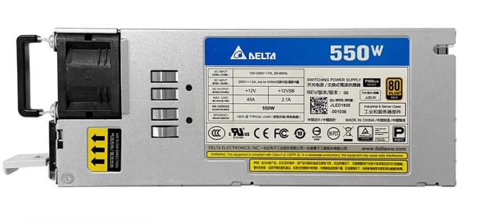 TerraMaster A-PWA1-550W, 550W Single Power Supply Unit (PSU)