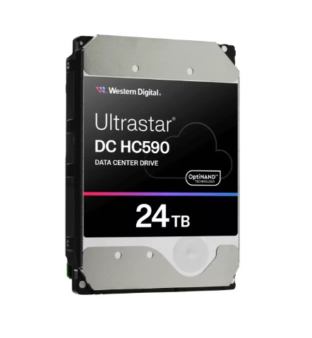 Western Digital Ultrastar DC HC590, 24TB 3.5" SAS 12Gb/s Data Center Hard Drive
