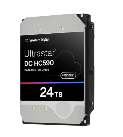 Western Digital Ultrastar DC HC590, 24TB 3.5" SAS 12Gb/s Data Center Hard Drive