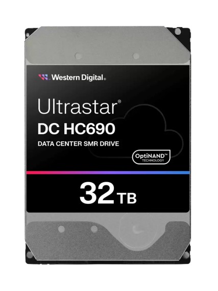 Western Digital Ultrastar DC HC690, 32TB 3.5" SAS Data Center Hard Drive