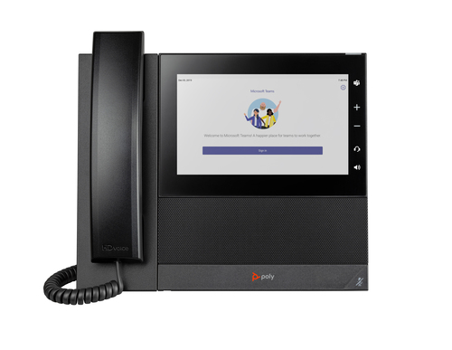 HP Poly CCX 600 for Microsoft Teams and PoE-enabled, Android 12 IP Phone