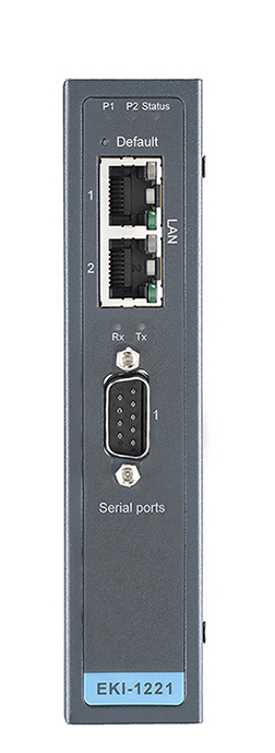 Advantech EKI-1221-CE 1-port RS-232/422/485 Serial Modbus Gateway