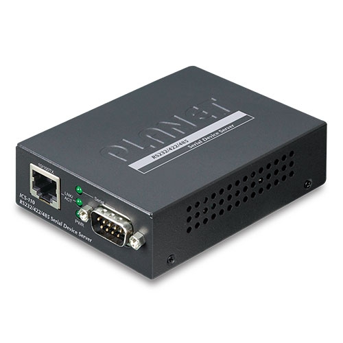 Planet Technology ICS-110, 100m 1-Port RS232/422/485 Serial Device Server