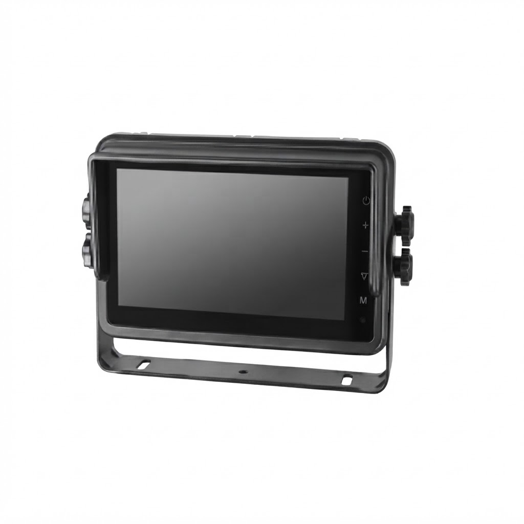 HD277R 7'' HD Waterproof Vehicle Video Recording Quad Monitor