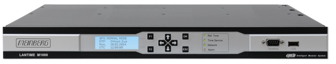 Meinberg LANTIME M1000, 1U Rackmount Modular Synchronization Server
