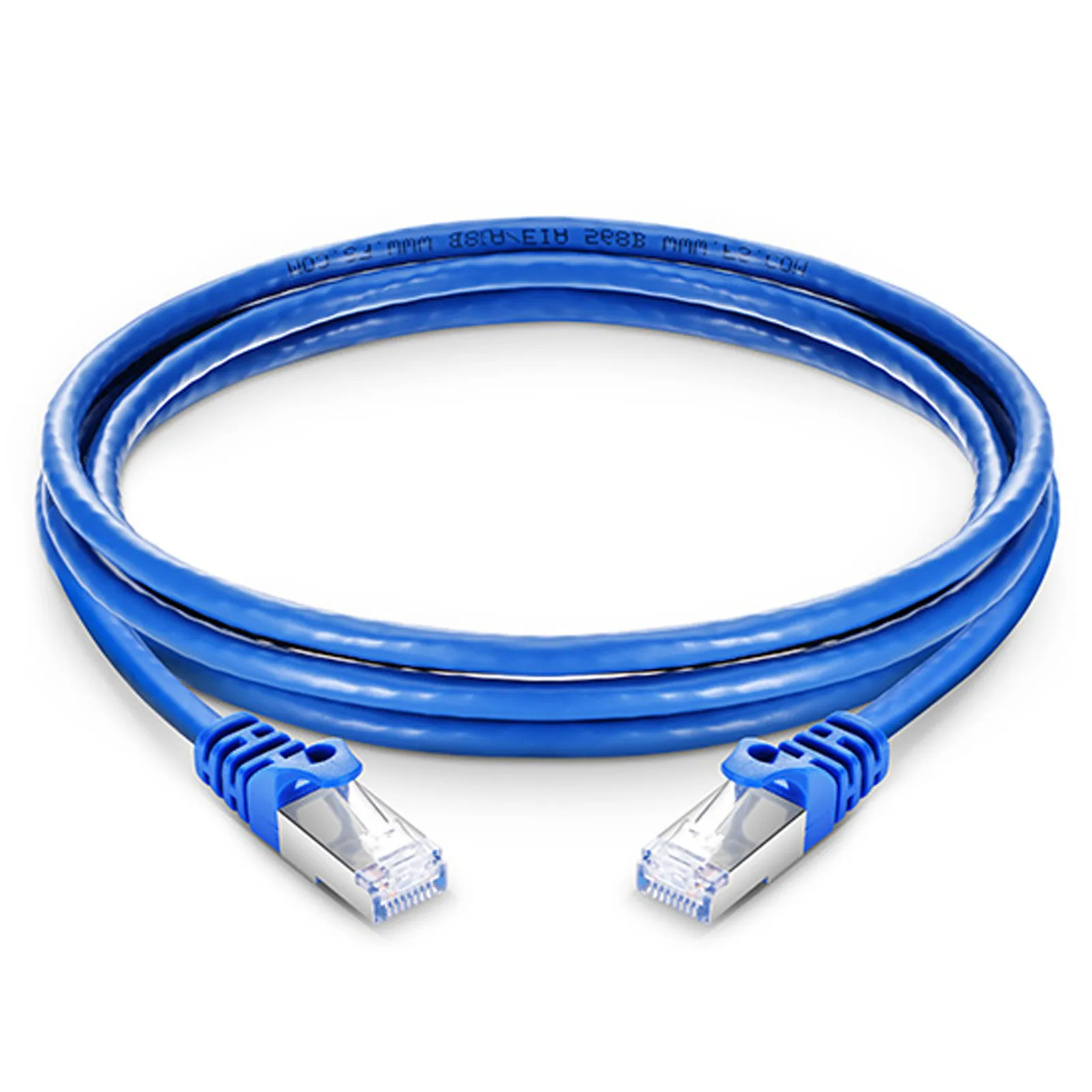 FS.com Cat6a 26AWG Snagless Shielded (S/FTP) PVC CM 4.9m Ethernet Network Patch Cable
