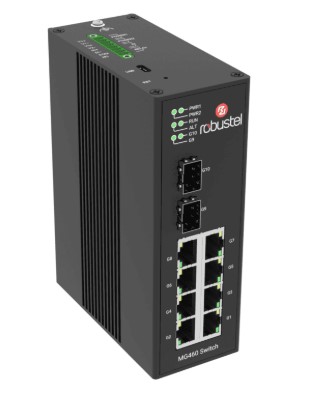 Robustel MG460SW-08GP2S Gigabit Managed Switch for Maritime Systems