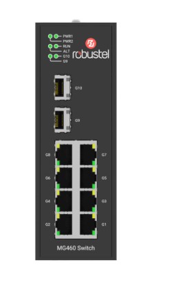 Robustel MG460SW-08GP2S Gigabit Managed Switch for Maritime Systems