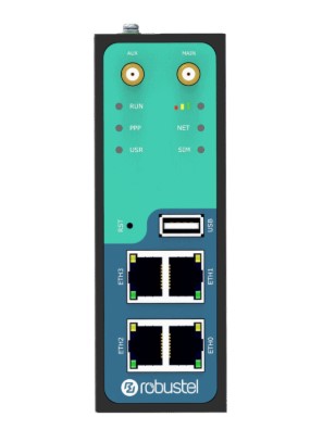 Robustel R3000-QLB, Industrial Dual-SIM 4G/LTE Router