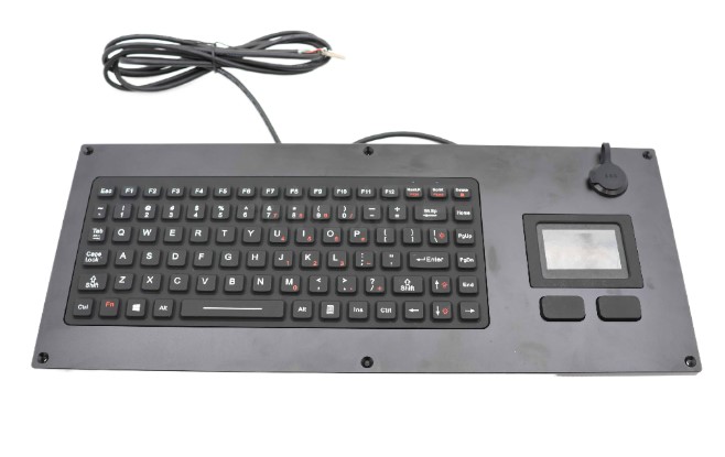 MATE MKB-86-LP, 83 keys Keyboard With Ergonomic Optical trackball & Touchpad