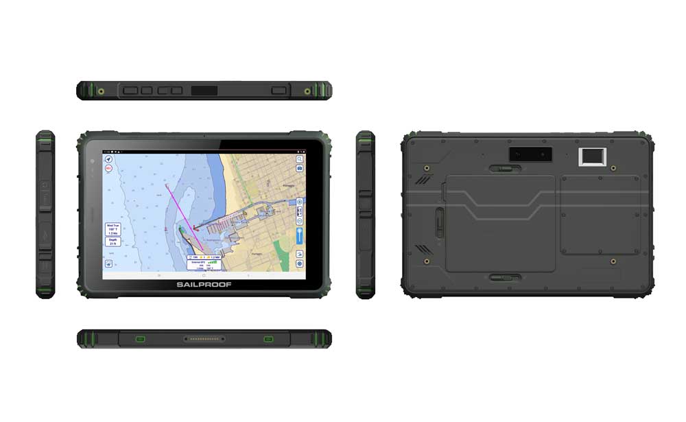 Sailproof SP10X, 8GB/128GB 10" Android 16 Rugged Tablet with Waterproof Charging