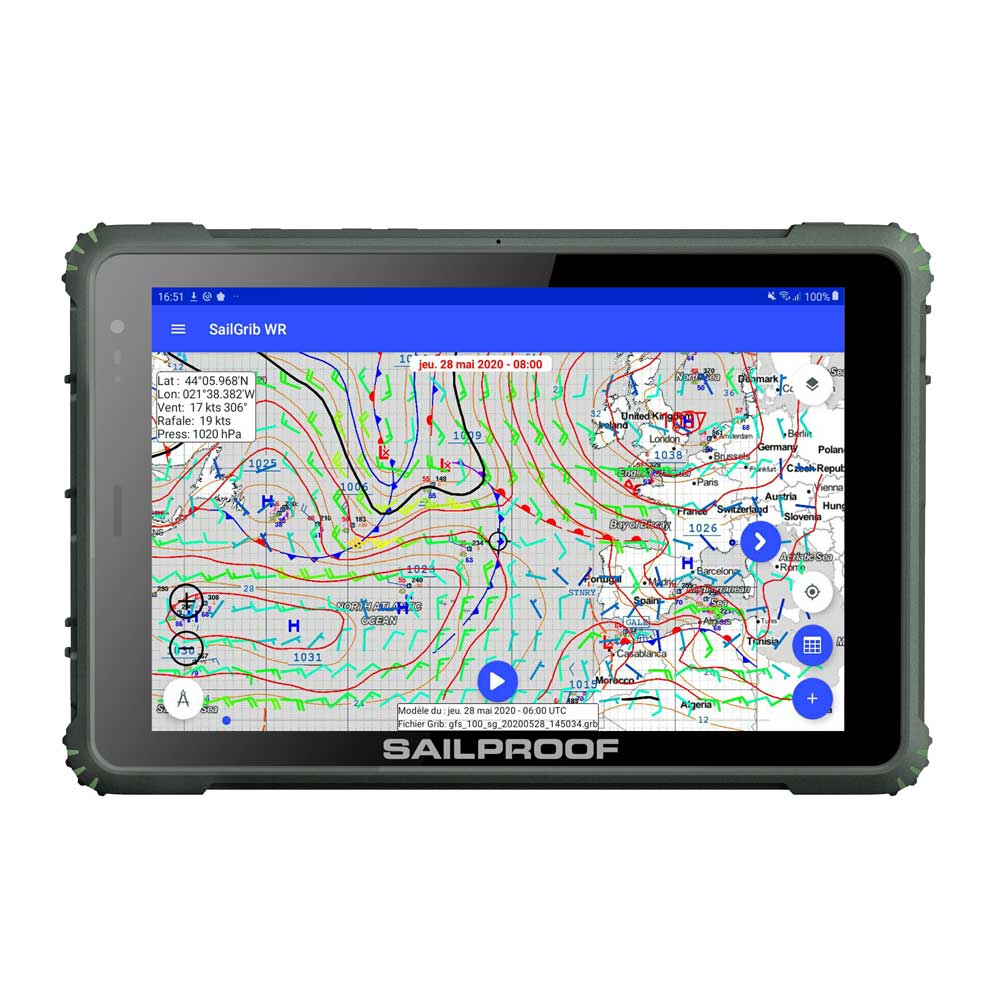 Sailproof SP10X, 8GB/128GB 10" Android 16 Rugged Tablet with Waterproof Charging