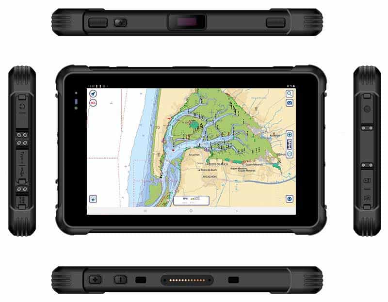 Sailproof SP08X, 6GB/128GB Android 16 8" Rugged Tablet with Waterproof Charging