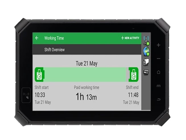 Topicon MDT864, 4GB/64GB, 1280 x 800 pixels  8" Rugged Industrial tablet