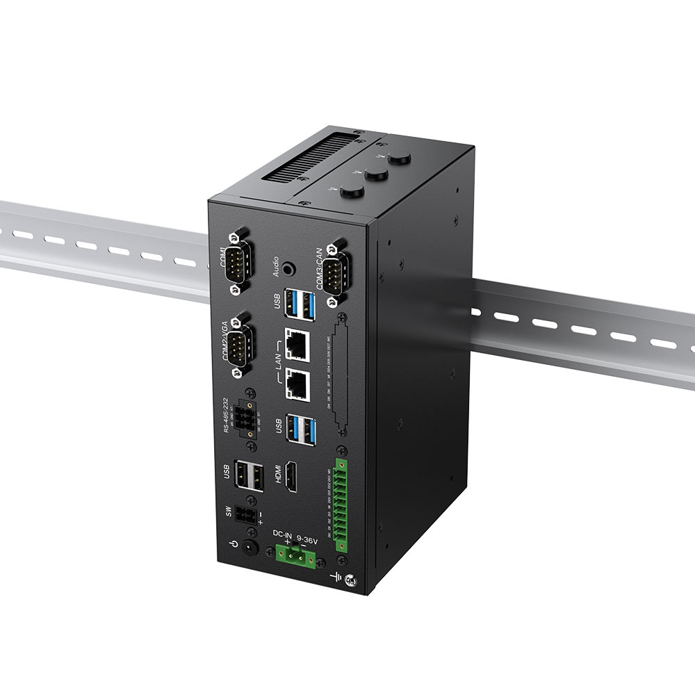 Darveen DBC-3400-1255U, Intel Core i7-1255U, DIN-Rail Industrial PC