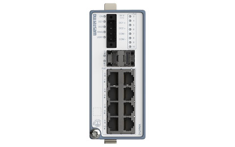 Westermo Lynx 3510-F2G2.5-P8G-LV 10-port Layer 2 PoE+ 2.5Gbit Ethernet switchWestermo Lynx 3510-F2G2.5-P8G-LV 10-port Layer 2 PoE+ 2.5Gbit Ethernet switch