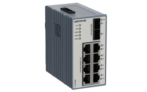 Westermo L210-F2G, 10 Ports Layer 3 Managed Ethernet Switch