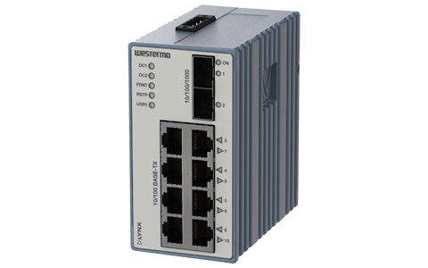 Westermo L210-F2G, 10 Ports Layer 3 Managed Ethernet Switch