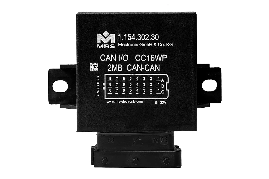 Mrs Electronics CC16WP, 2x CAN 2MB AEF-certified I/O Controller