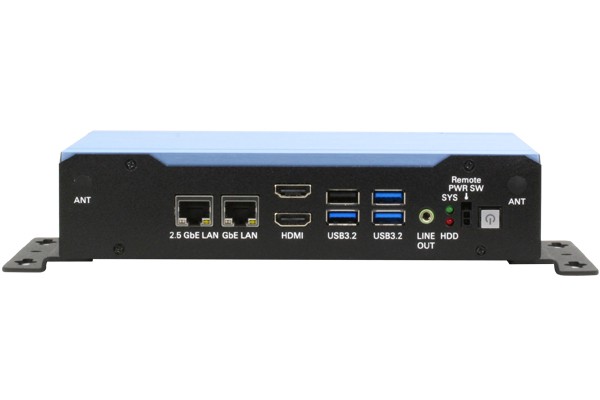 Aaeon BOXER-6643-TGU, Intel Core i7-1185G7E, 2 LAN Fanless Embedded Box PC
