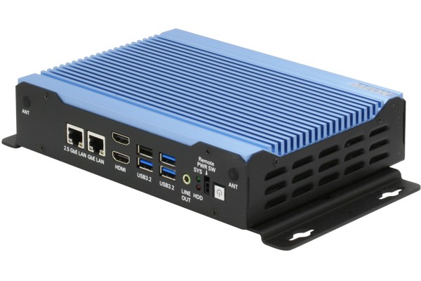 Aaeon BOXER-6643-TGU, Intel Core i7-1185G7E, 2 LAN Fanless Embedded Box PC