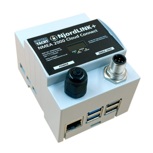 Digital Yacht NjordLINK+, Secure NMEA 2000 to Cloud Gateway for Boat Monitoring