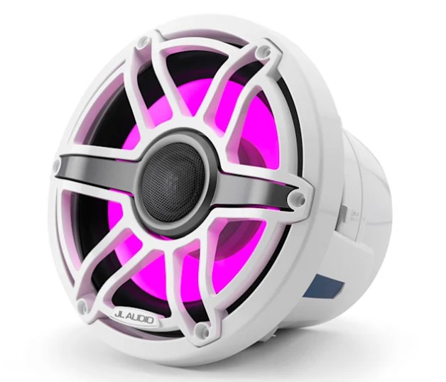 Garmin JL Audio M6, 8.8" with LED, White Sport Marine Speakers