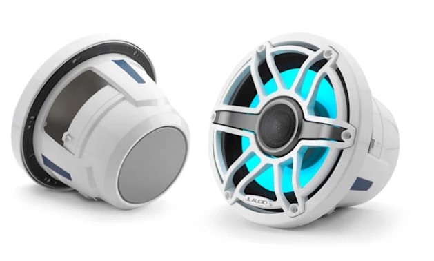 Garmin JL Audio M6, 8.8" with LED, White Sport Marine Speakers