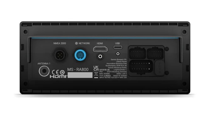 Garmin Fusion Apollo MS-RA800, 800 x 480 Pixels, 4.3" Marine Head Unit