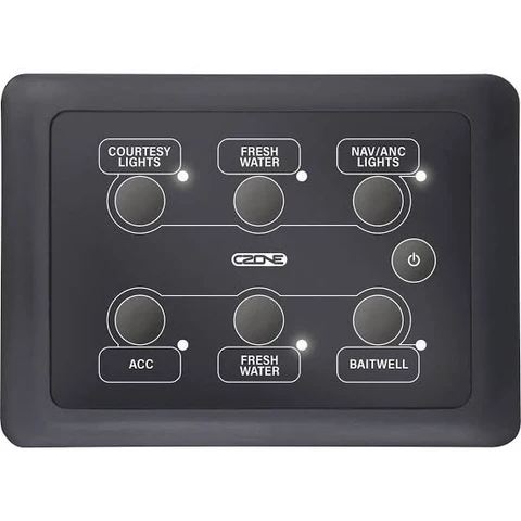 CZone 80-911-0162-00, 6 Way Waterproof Landscape Keypad