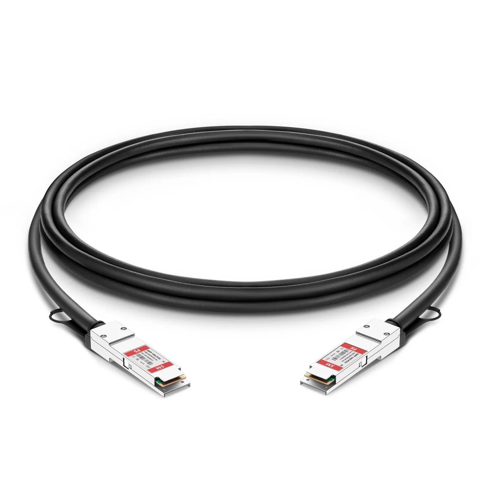 Fs.com QSFP-100G-PC05, 5m (16ft) 100G QSFP28 Passive Copper Twinax Cable