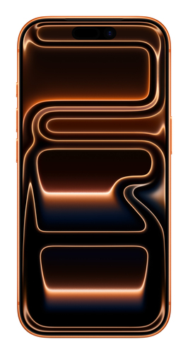Front view of iPhone 17 Pro with 6.3-inch display and Dynamic Island