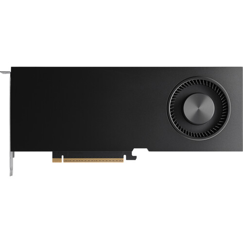 NVIDIA RTX PRO 5000 Blackwell front view featuring PCIe 5.0 interface and dual-slot design