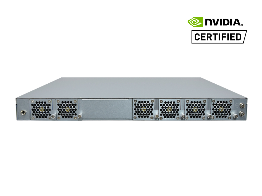 Lanner ECA-5540C 1U server side profile with ventilation grilles and mounting hardware