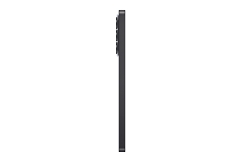 Rear edge view of Samsung Galaxy A37 5G showing camera module and matte black finish