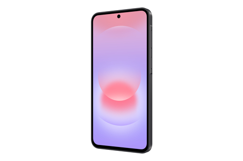 Samsung Galaxy A37 5G front view showing 6.7-inch Super AMOLED display and side buttons