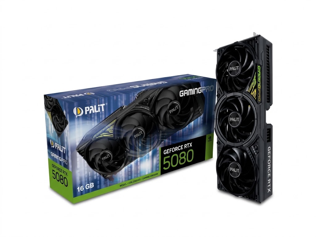 Palit GeForce RTX 5080 Infinity 3 OC, 16GB GDDR7 PCIe 5.0 Gaming Graphics Card