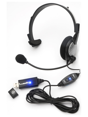 Andrea Electronics NC-181 VM USB, Wired, 50 - 20000 Hz, Headset/Headphones, Black