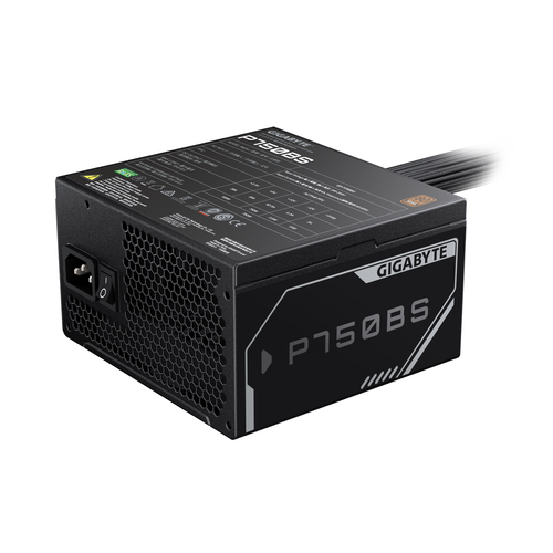 GIGABYTE P750BS, 750 W, 200 - 240 V, 50/60 Hz, 6 A, 80+Bronze, ATX, UK Plug, PSU