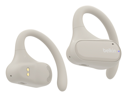 Belkin SoundForm ClearFit, True Wireless Stereo (TWS), Headset/Earbuds, Sand